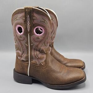 Durango Westward Rosewood Western Boots Size 6 DRD0445 Cowgirl Square Toe